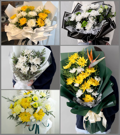河南南阳邓州市赵集镇宋岗村白事花束代送
